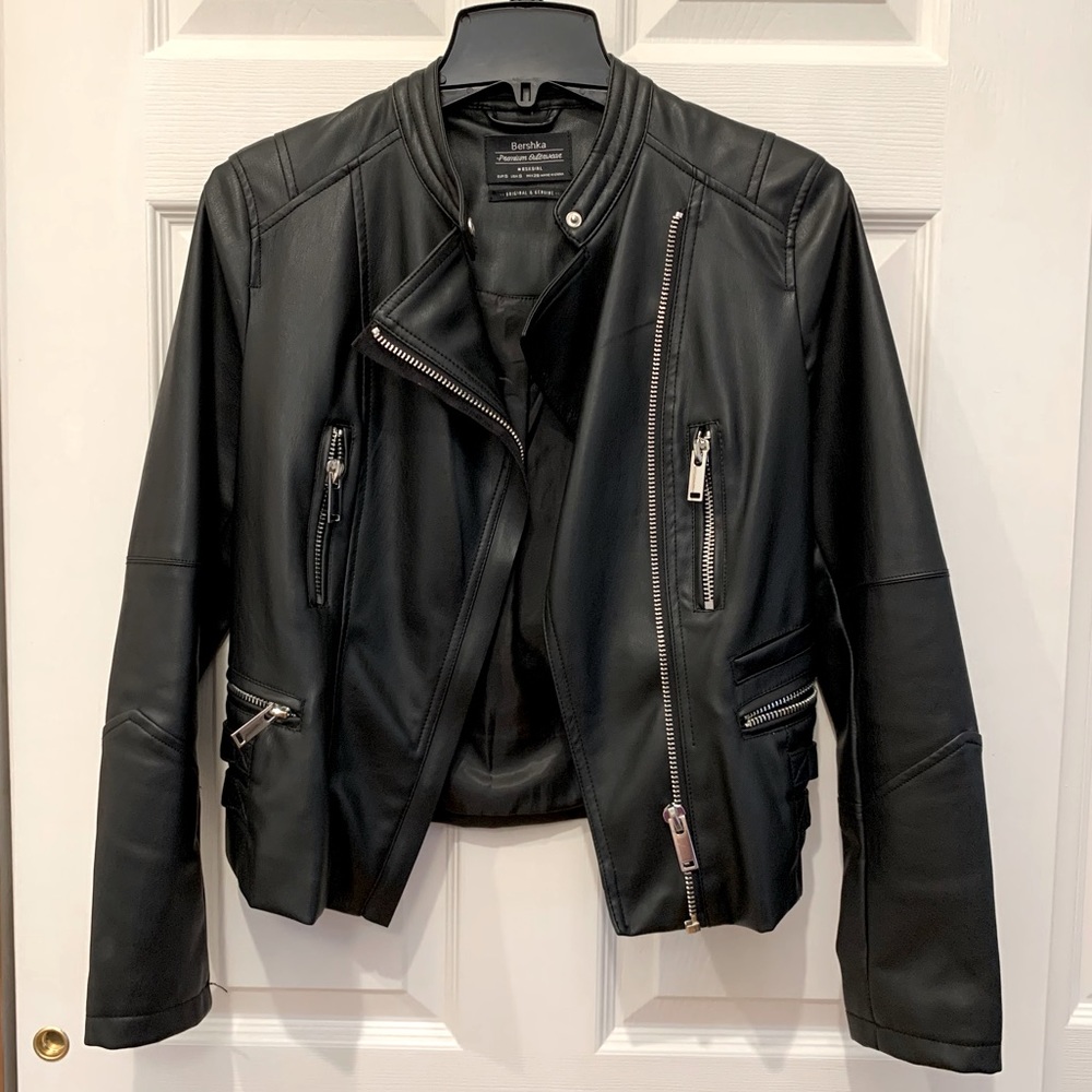 Bershka Faux Leather Jacket